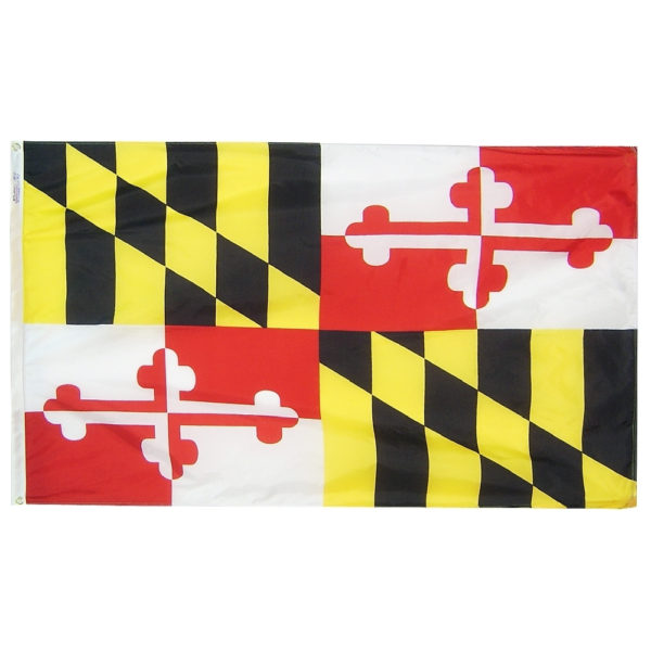 State of Maryland Nylon Flag