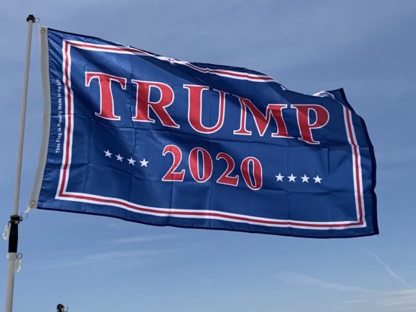TRUMP 2020 2×3 Nylon Made In USA Flag