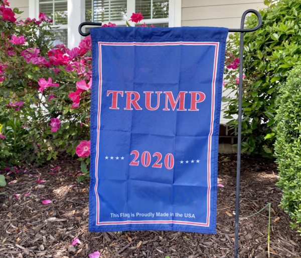 TRUMP 2020 Made in USA garden flag